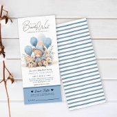 Wir können frühzeitig abwarten Kinderduschendusche Einladung