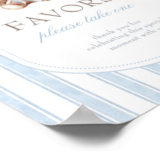 Wir können frühzeitig abwarten Kinderduschfavorite Poster (Ecke)