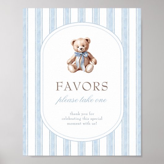 Wir können frühzeitig abwarten Kinderduschfavorite Poster (Vorne)