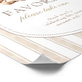 Wir können frühzeitig abwarten Kinderduschfavorite Poster (Ecke)