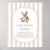 Wir können frühzeitig abwarten Nachttaucher Spielz Poster (Vorne)