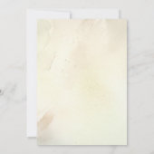 Wir können frühzeitig abwarten - Niedliche Baby Be Einladung (Rückseite)