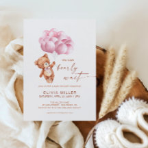 Wir können frühzeitig abwarten Pink Balloon Bear B