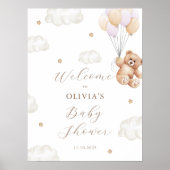 Wir können frühzeitig abwarten Pink Girl Baby Dusc Poster (Vorne)