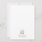 Wir können frühzeitig abwarten, Polar Bear Baby Du Einladung (Rückseite)