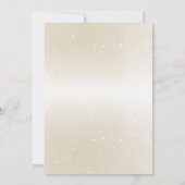 Wir können frühzeitig abwarten (Salbei) Baby Dusch Einladung (Rückseite)