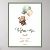 Wir können frühzeitig abwarten Teddy Bear Baby Sho Poster (Vorne)