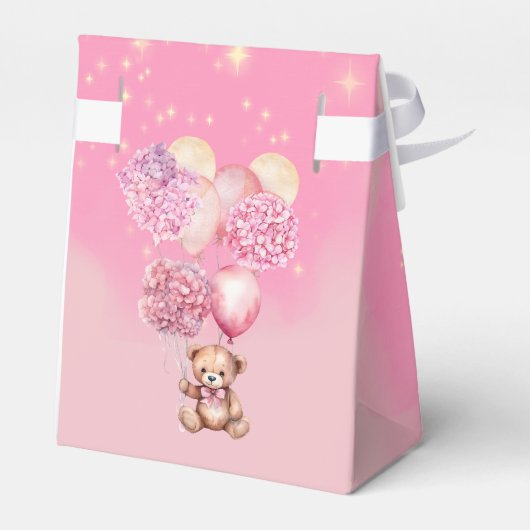 Wir können frühzeitig abwarten, wie ein Pink Hydra Geschenkschachtel (Rückseite)