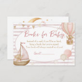 Wir können frühzeitig auf Babykarten warten Begleitkarte (Vorne/Hinten)