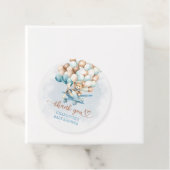 Wir können frühzeitig auf Blue Balloons Babydusche Geschenkanhänger (Beispiel)