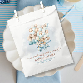 Wir können frühzeitig auf Blue Balloons Babydusche Geschenktütchen