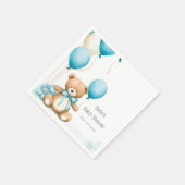 Wir können frühzeitig auf Blue Boy Baby Dusche war Serviette (Ecke)