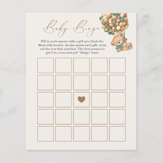 Wir können frühzeitig auf das Bingo-Spiel warten (Vorderseite)