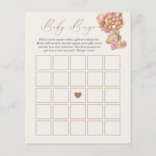 Wir können frühzeitig auf das Bingo-Spiel warten (Vorderseite)