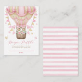 Wir können frühzeitig auf das zweifache Mädchen-Wi Begleitkarte (Vorne/Hinten)