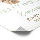 Wir können frühzeitig auf den Empfang eines grünen Poster (Ecke)