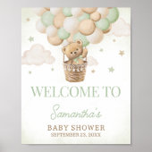 Wir können frühzeitig auf den Empfang eines grünen Poster (Vorne)