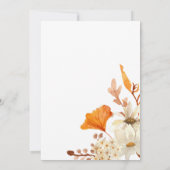 Wir können frühzeitig auf den Fall der Liebe-Babyd Einladung (Rückseite)