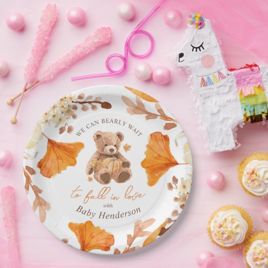 Wir können frühzeitig auf den Fall der Liebe-Babyd Pappteller (Party)