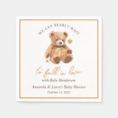 Wir können frühzeitig auf den Fall der Liebe-Babyd Serviette (Vorderseite)