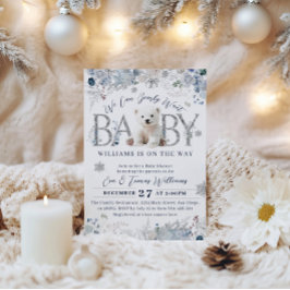 Wir können frühzeitig auf die Baby-Babydusche wart Einladung