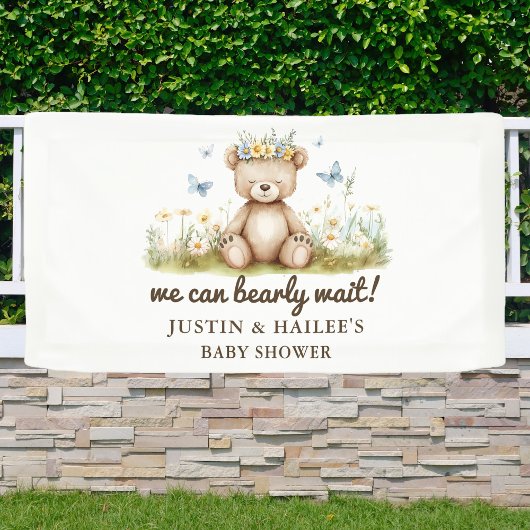 Wir können frühzeitig auf die Babydusche der Wildb Banner