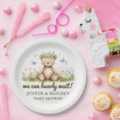 Wir können frühzeitig auf die Babydusche der Wildb Pappteller (Party)