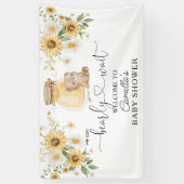 Wir können frühzeitig auf die Babydusche des Honey Banner (Vertikal)