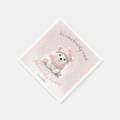 Wir können frühzeitig auf die Babydusche von Neape Serviette (Ecke)