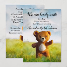 Wir können frühzeitig auf die Babydusche von Water