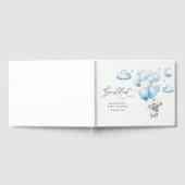 Wir können frühzeitig auf die Babydusche warten Gästebuch (Voll)