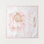 Wir können frühzeitig auf die Dusche des Mädchens Wandteppich (Vorderseite (Horizontal))