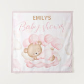 Wir können frühzeitig auf die Dusche des Mädchens Wandteppich (Vorderseite)