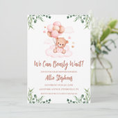 Wir können frühzeitig auf die Einladung der Mädche (Stehend Vorderseite)