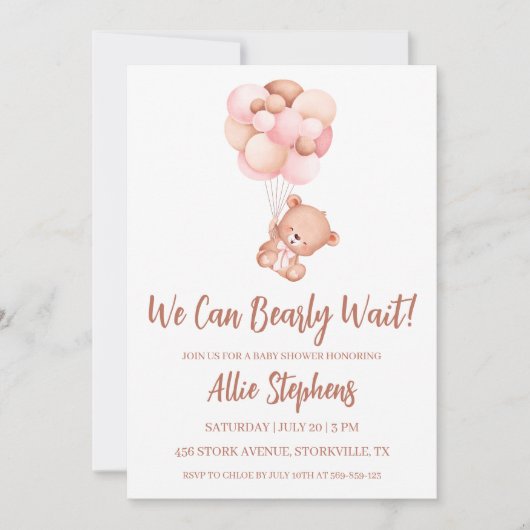 Wir können frühzeitig auf die Einladung der Mädche (Vorderseite)