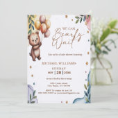 Wir können frühzeitig auf die Einladung des Blue B (Stehend Vorderseite)