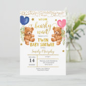 Wir können frühzeitig auf die Einladung eines Baby (Stehend Vorderseite)