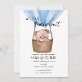 Wir können frühzeitig auf die Einladung eines Baby (Vorderseite)