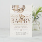 Wir können frühzeitig auf die Einladung eines Baby (Stehend Vorderseite)