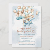 Wir können frühzeitig auf die Einladung eines Baby (Vorderseite)