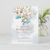 Wir können frühzeitig auf die Einladung eines Baby (Stehend Vorderseite)