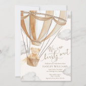 Wir können frühzeitig auf die Einladung eines Baby (Vorderseite)