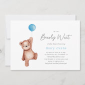 Wir können frühzeitig auf die Einladung eines Baby (Vorderseite)