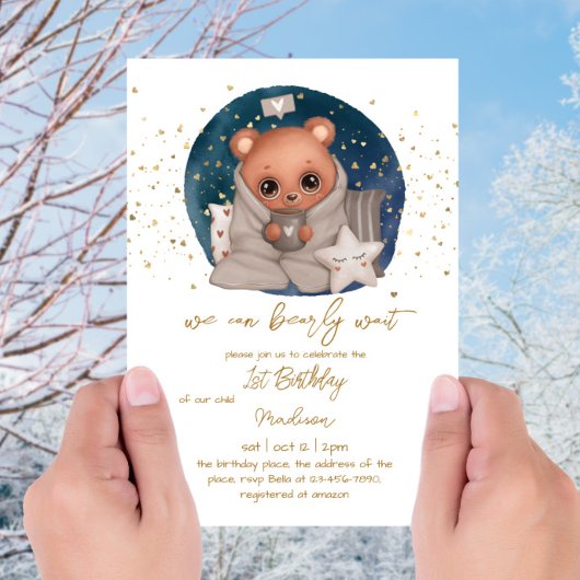 Wir können frühzeitig auf die Geburtstagsparty ein Einladung