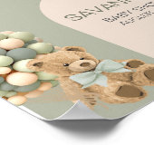 Wir können frühzeitig auf die grüne Babydusche war Poster (Ecke)