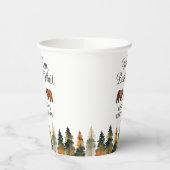 Wir können frühzeitig auf die Herbstdusche warten Pappbecher (Links)