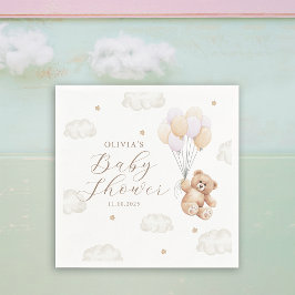 Wir können frühzeitig auf die Kinderdusche warten Serviette