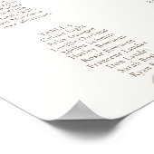 Wir können frühzeitig auf die Lilac Baby Duschkart Poster (Ecke)