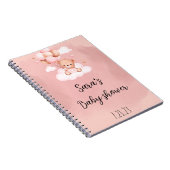 Wir können frühzeitig auf die Mädchen-Dusche warte Notizblock (Rechte Seite)