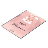 Wir können frühzeitig auf die Mädchen-Dusche warte Notizblock (Linke Seite)